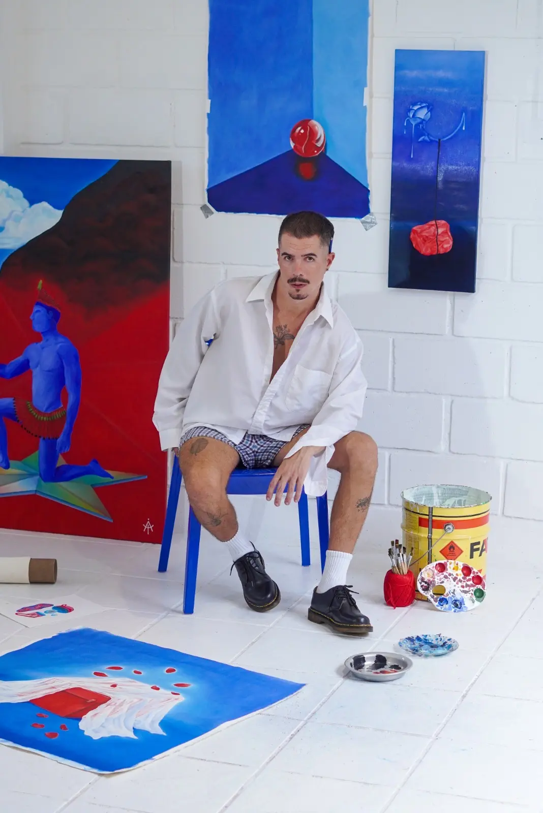 Artista visual Tai Cipriano apresenta Atlas Interior, sua primeira exposição individual, entre os dias 28 e 30 de maio de 2026, no O Sítio