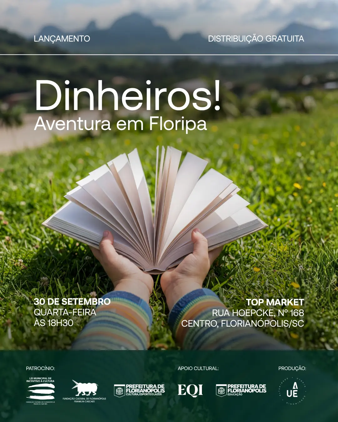 Livro infantil sobre educação financeira terá lançamento e distribuição gratuita em Florianópolis