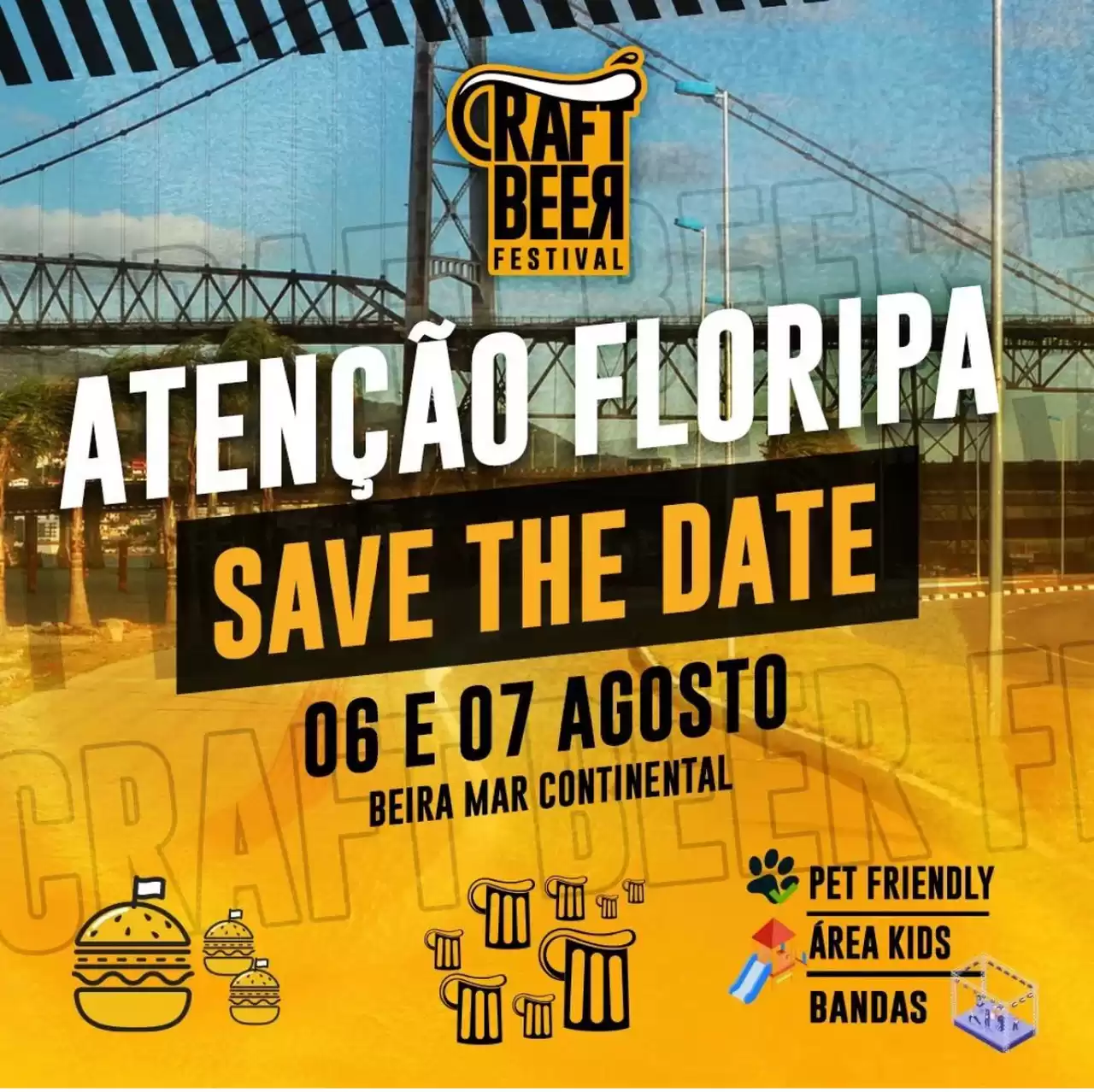 Festival Craft Beer retorna à Floripa nos dias 06 e 07 de agosto