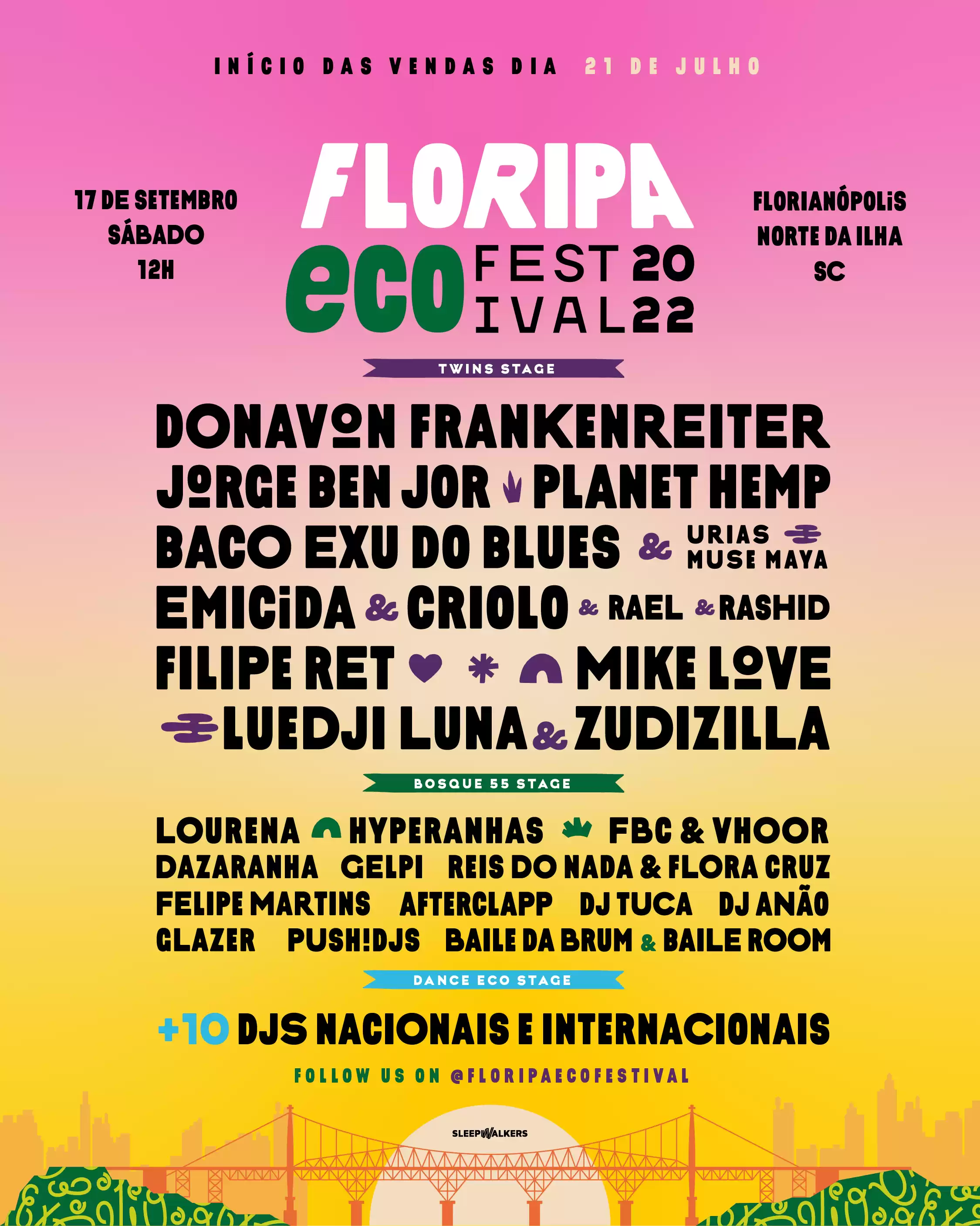 Floripa Eco Festival coloca Música, Arte e Sustentabilidade no mesmo palco