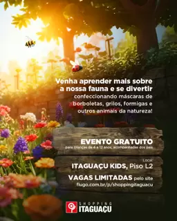 Shopping Itaguaçu oferece oficina de boas-vindas à estação das flores