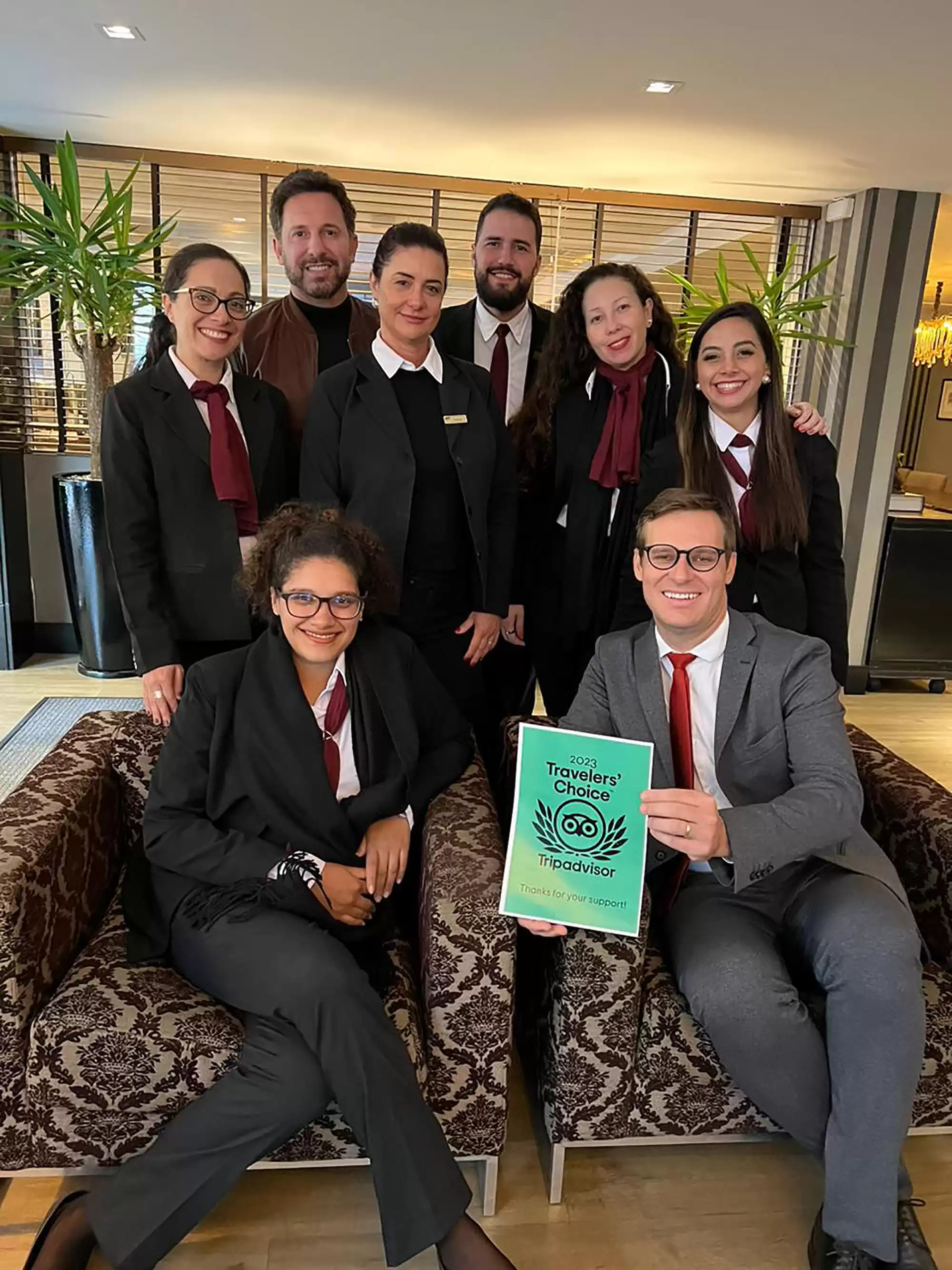 Hotel catarinense recebe pelo 4º ano consecutivo o prêmio Travellers’ Choice