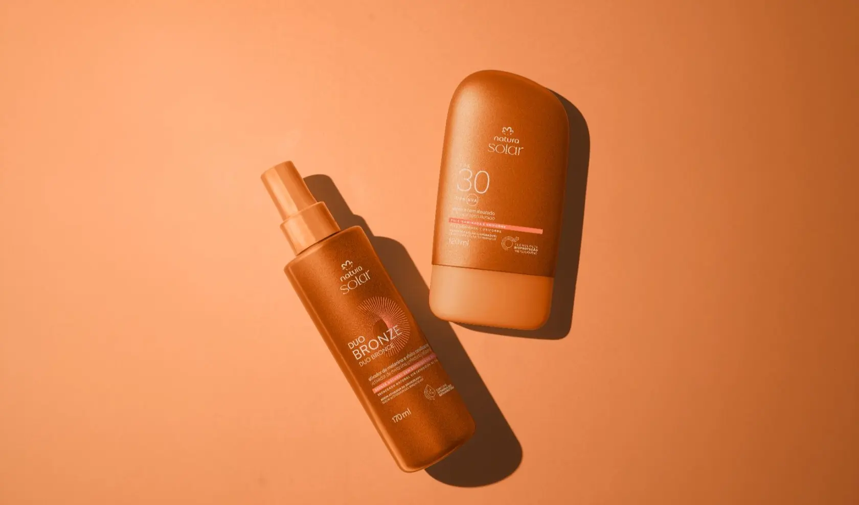 Natura Solar lança linha com Sérum Duo Bronze e Protetor Iluminador para acelerar e estimular o bronzeado