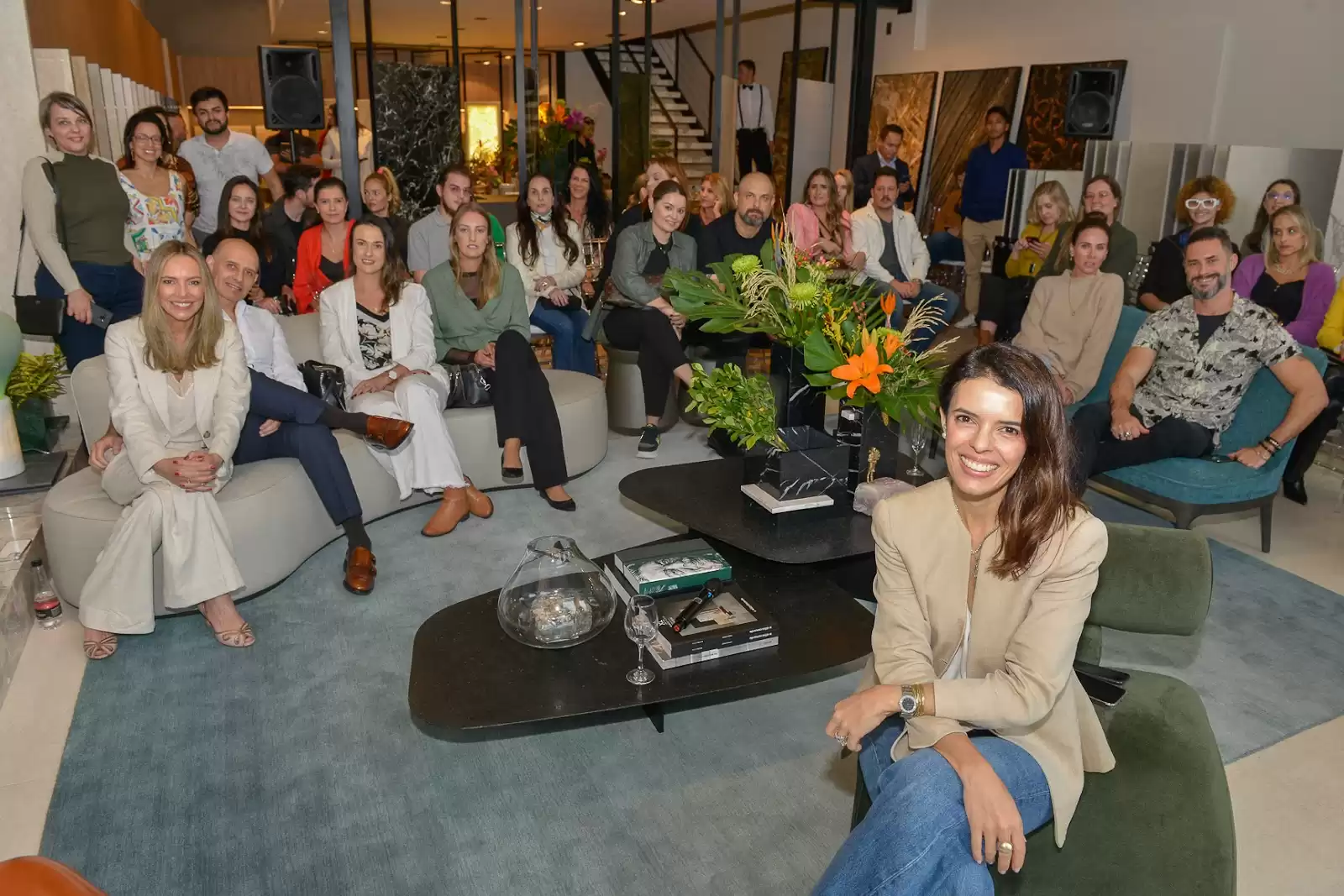 Lucila Turqueto, da Casa de Valentina, participa de talk na NPK Mármores