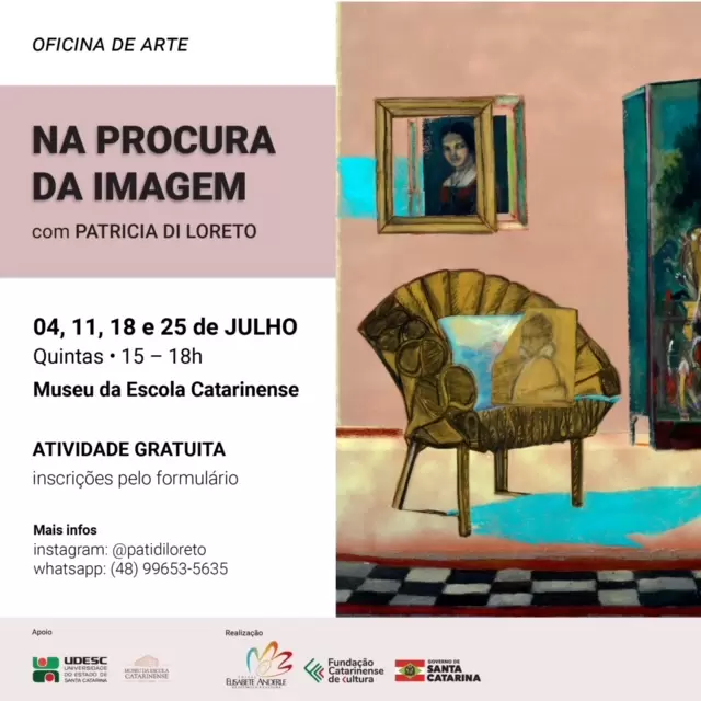 Últimas vagas para a oficina