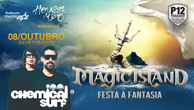 P12 apresenta a Magic Island, a melhor festa à fantasia do Brasil, no dia 08 de outubro