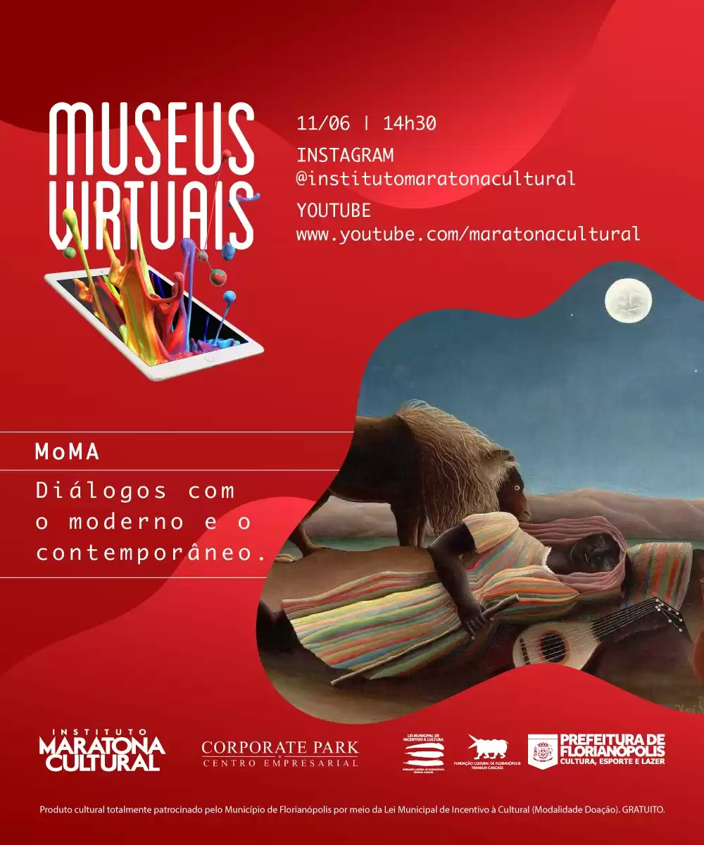Projetos Museus Virtuais  deste sábado (11) destaca a arte moderna e contemporânea