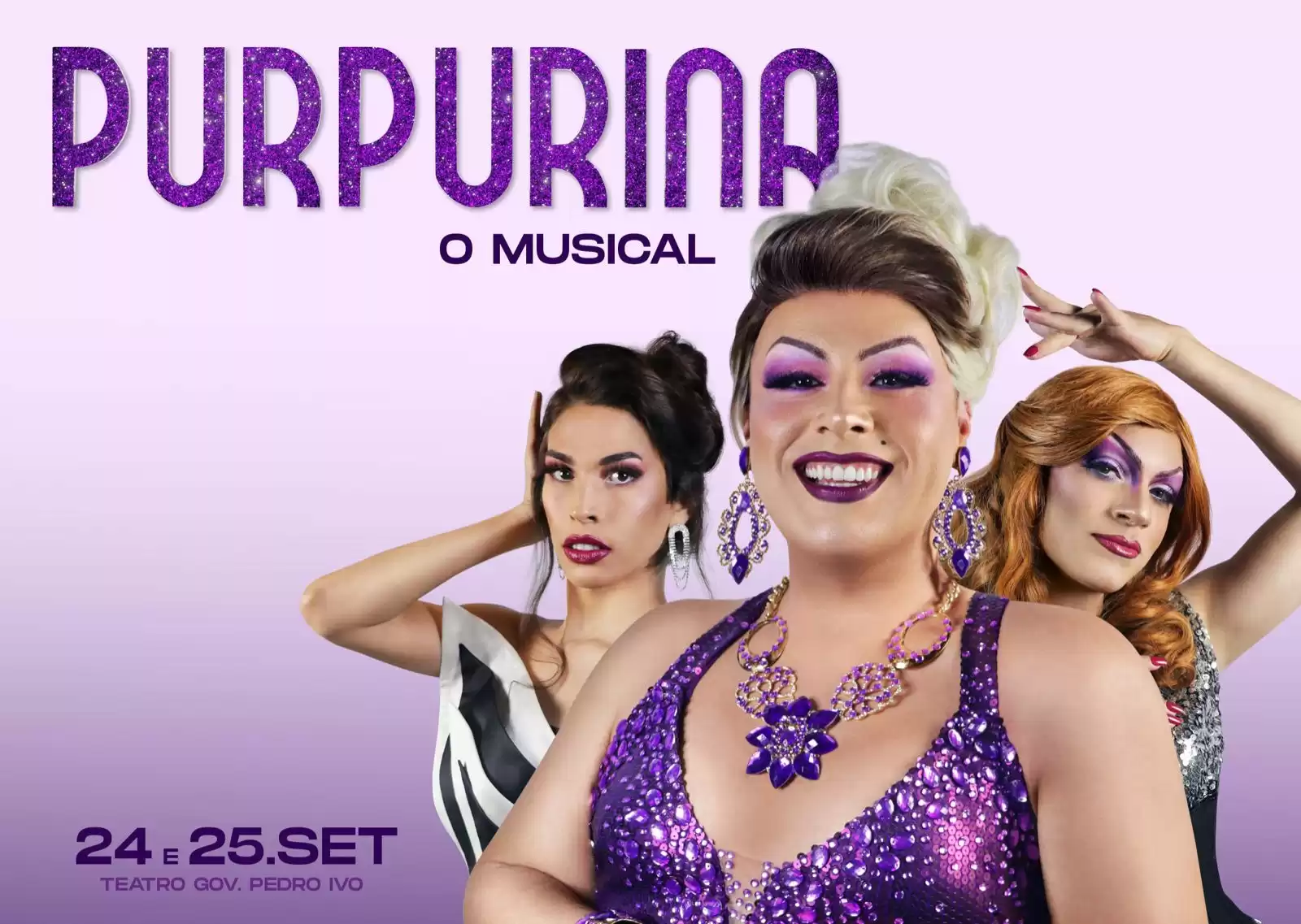 Purpurina – O Musical, inspirado na cultura drag, estreia em Florianópolis