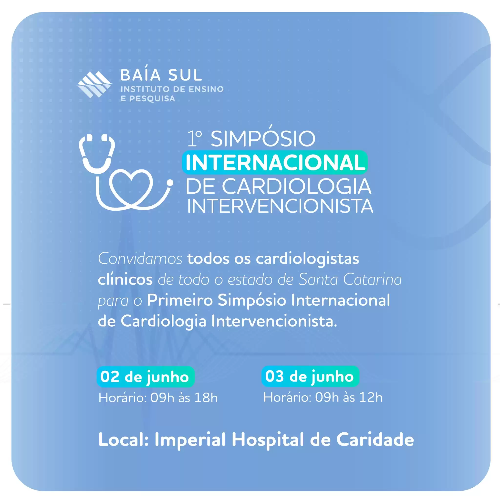 Referências mundiais da cardiologia participam de simpósio em Santa Catarina