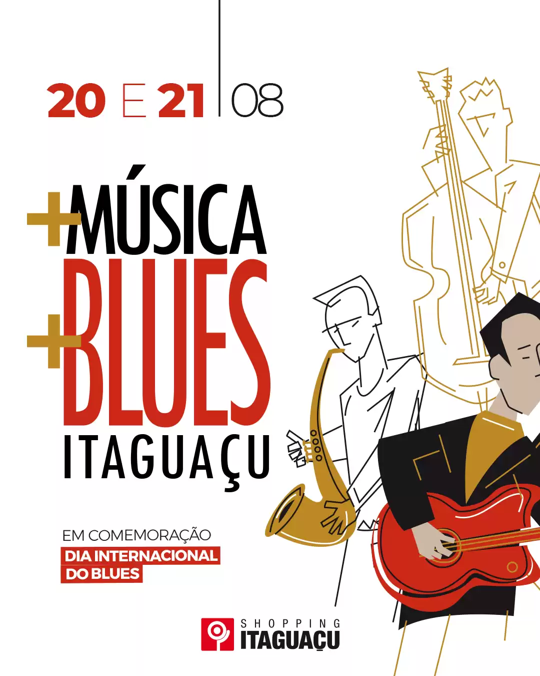 Shopping Itaguaçu promove shows de Blues gratuitos no fim de semana