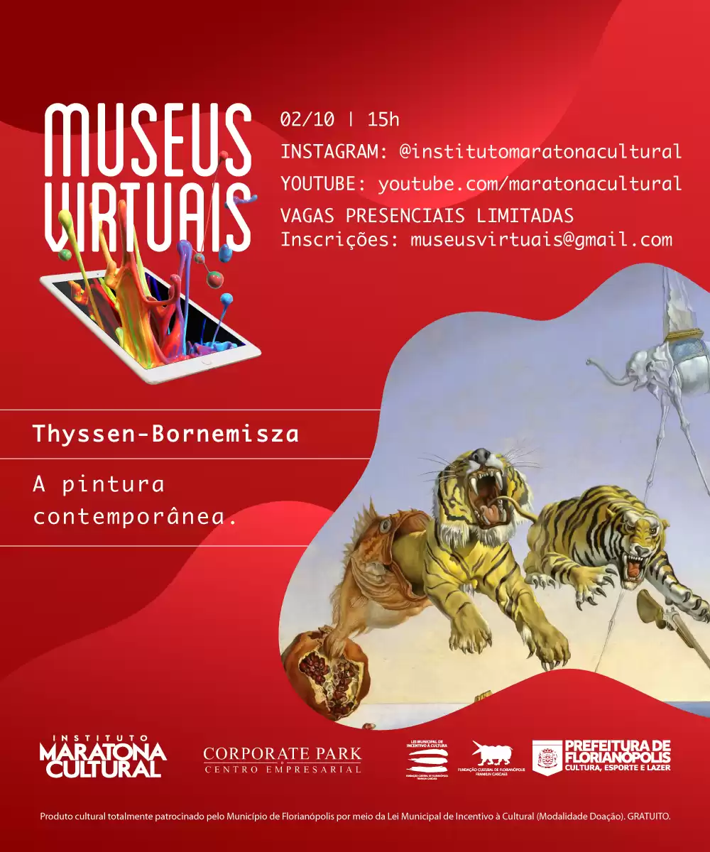 Thyssen-Bornemisza National Museum, em Madrid, é o tema da próxima sessão do Projeto Museus Virtuais