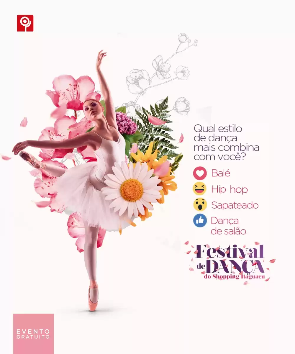 Últimos dias para inscrições no 33° Festival de Dança do Shopping Itaguaçu