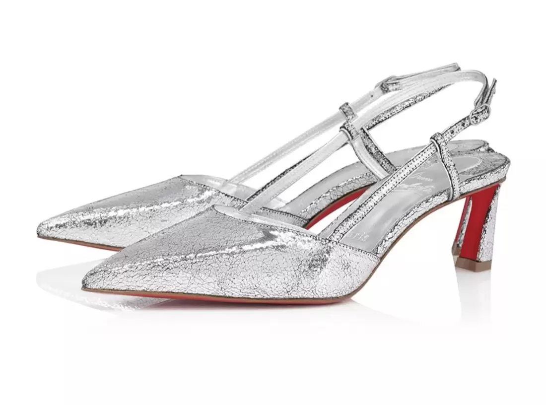 Os sapatos metalizados de Christian Louboutin 