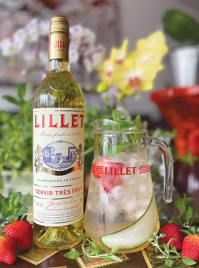 Aperitivo francês Lillet sugere ocasiões de consumo para compartilhar