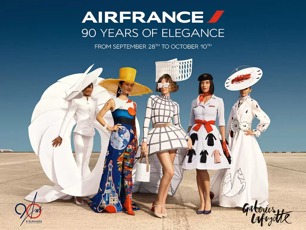 Air France comemora 90 anos de elegância