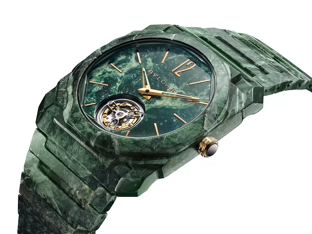 Bulgari apresenta um espetacular Octo Finissimo Tourbillon em mármore