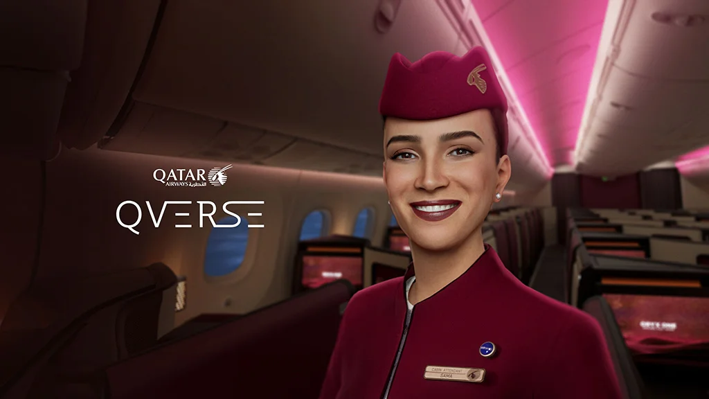 Qatar Airways lança novos recursos da primeira comissária de bordo virtual com IA do mundo