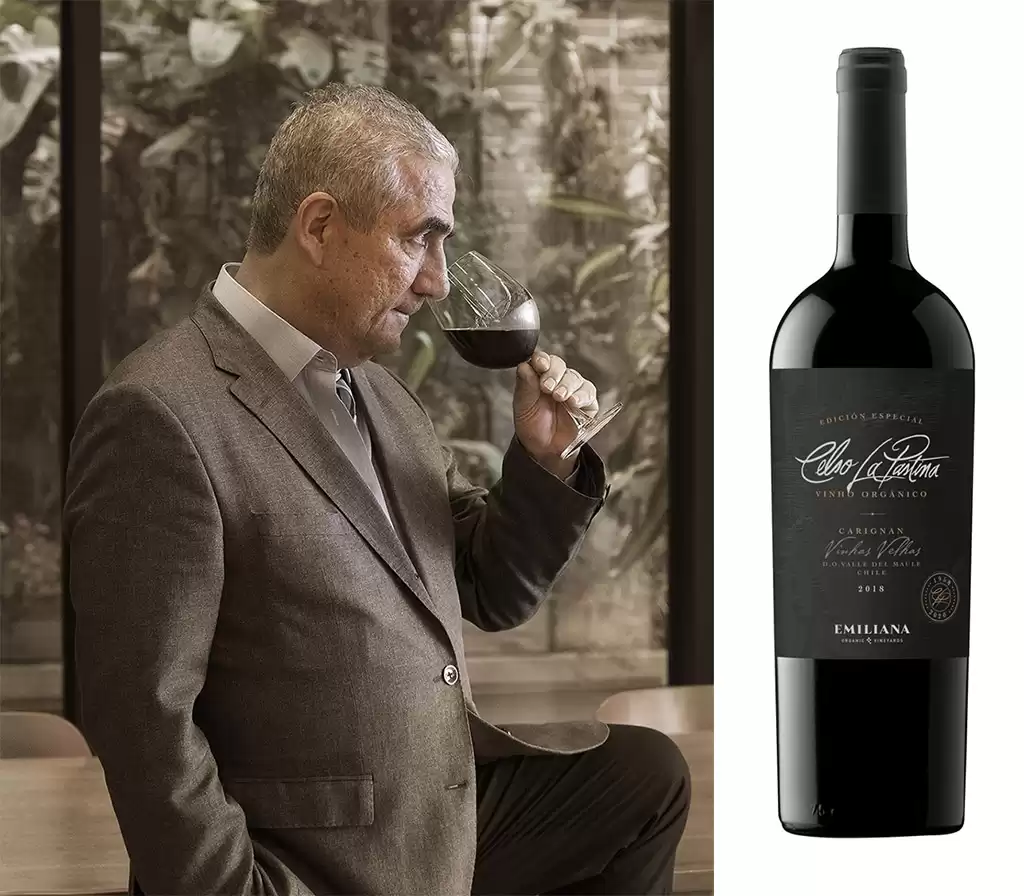 Emiliana lança vinho em homenagem a Celso La Pastina