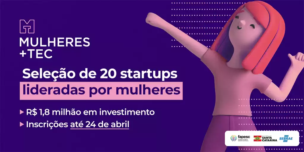 Governo do Estado vai apoiar startups catarinenses lideradas por mulheres