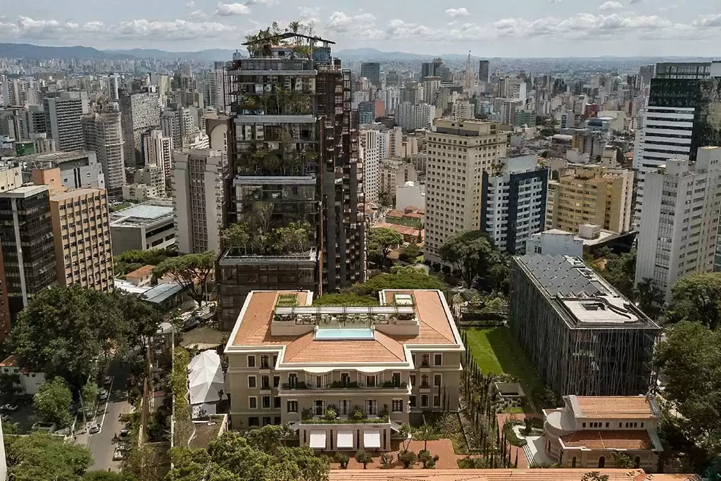 Gramarcal no Rosewood São Paulo: rochas naturais da marca fazem parte do luxuoso hotel