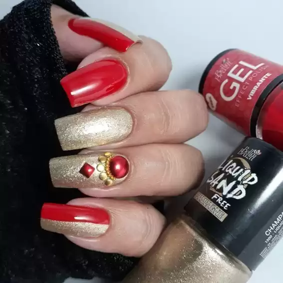 Passo a Passo de unhas decoradas Natal