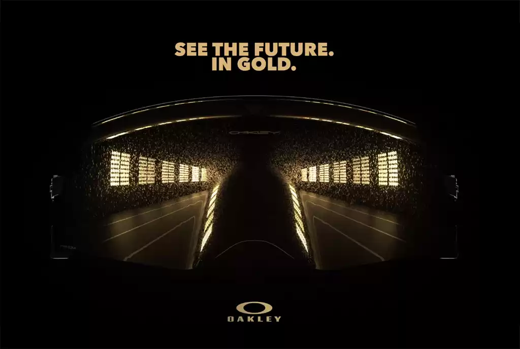 Veja o futuro em ouro no maior palco desportivo com o Oakley Kato PRIZM 24K