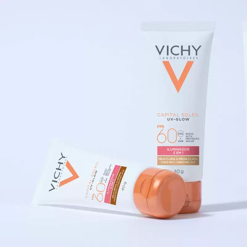 Vichy lança Capital Soleil UV-Glow FPS 60: primeiro protetor solar 3 em 1 que protege, ajuda a renovar e iluminar a pele